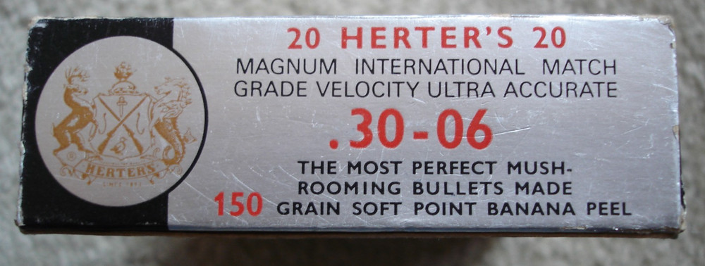 Vintage Herters Empty Shell Box 30-06 Waseca, MN