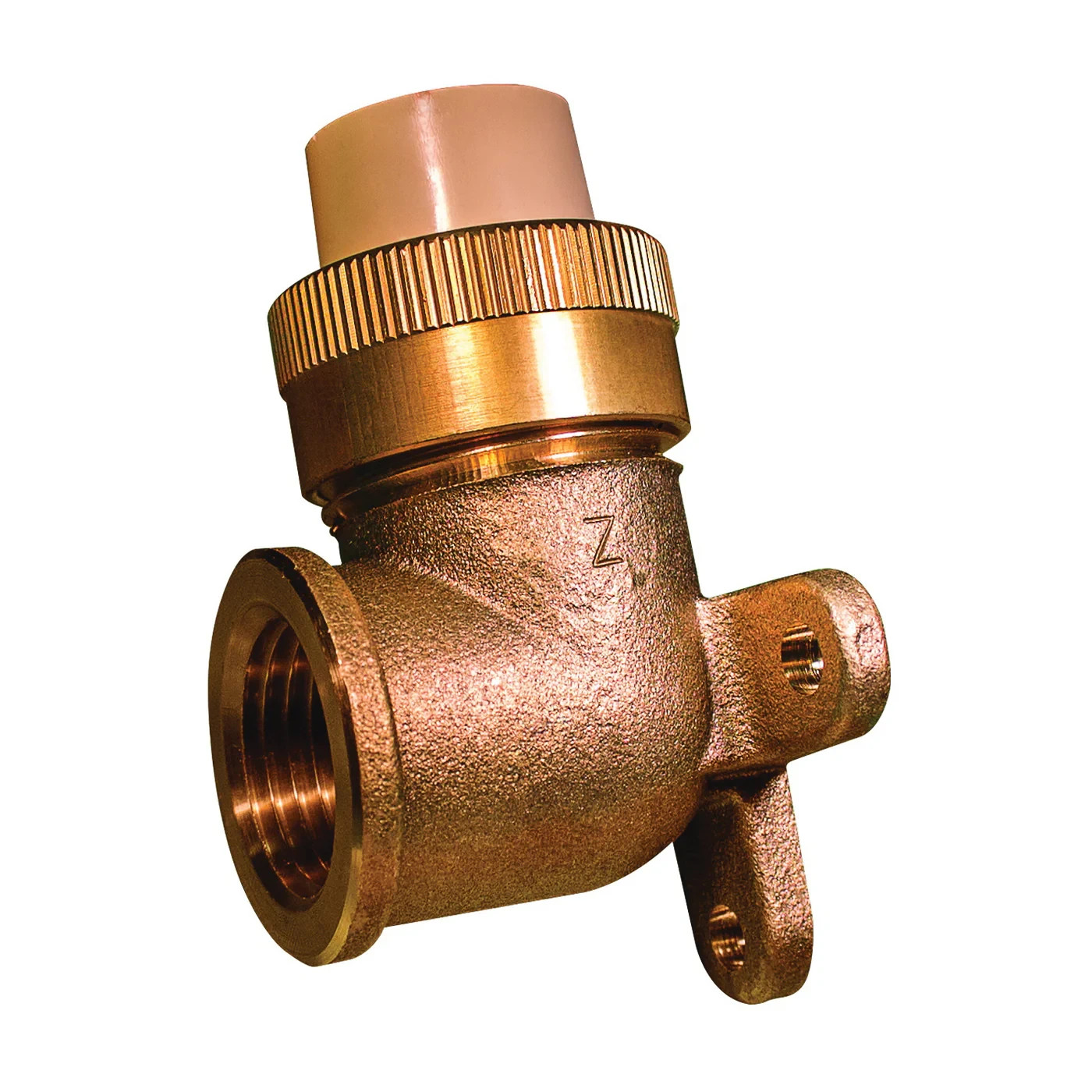 2-pack GENOVA 53071Z Drop Ear Elbow 1/2" Slip x 1/2" Female FIP brass fitting