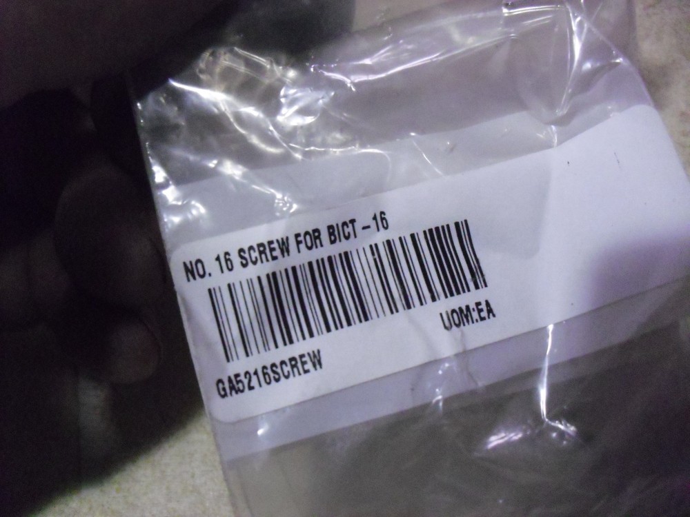 Four !! Borite No. 16 Screws For BICT-16 Tool Bits
