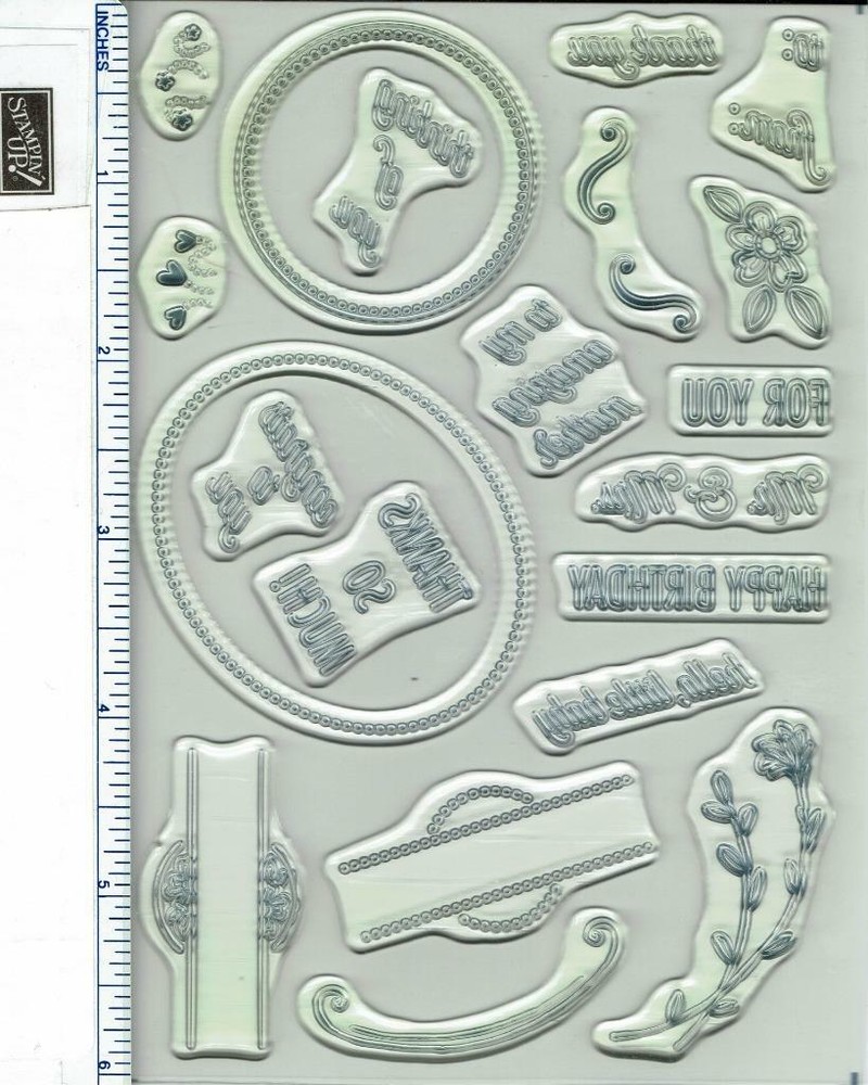 Stampin' Up! THAT'S THE TAG & TIMELESS TAGS THINLITS Dies - NEW