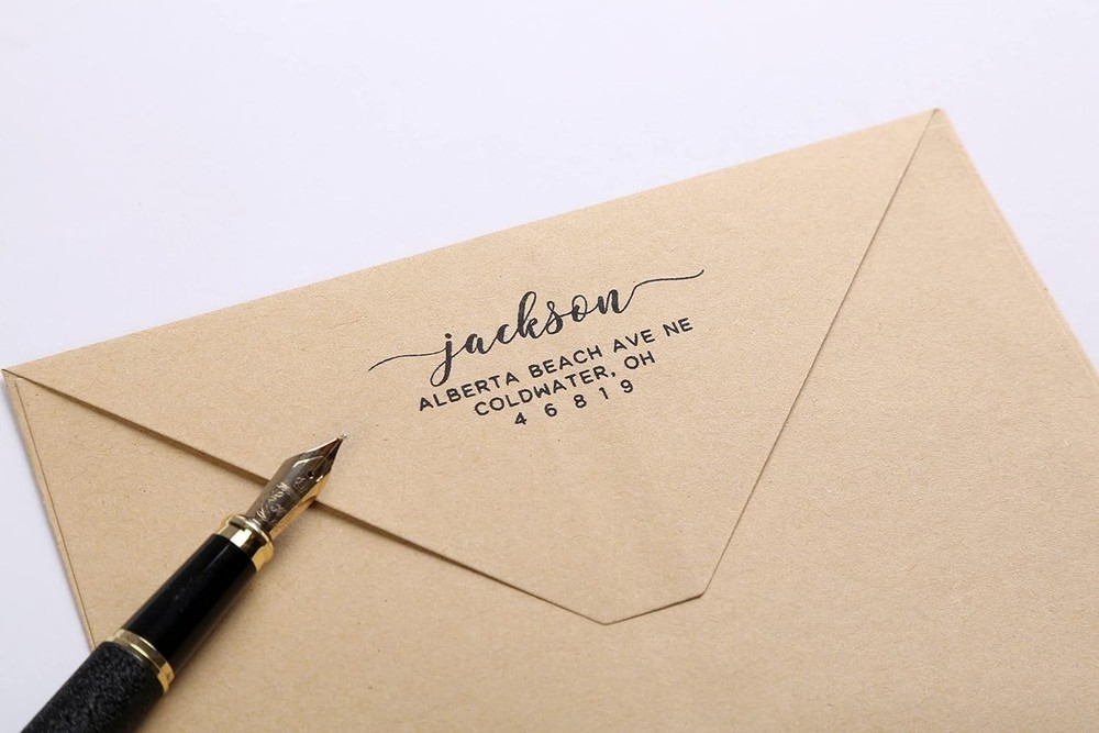 LOMENTICSCustom Self Inking Return Address Stamp, Make Return Addressing Easy...
