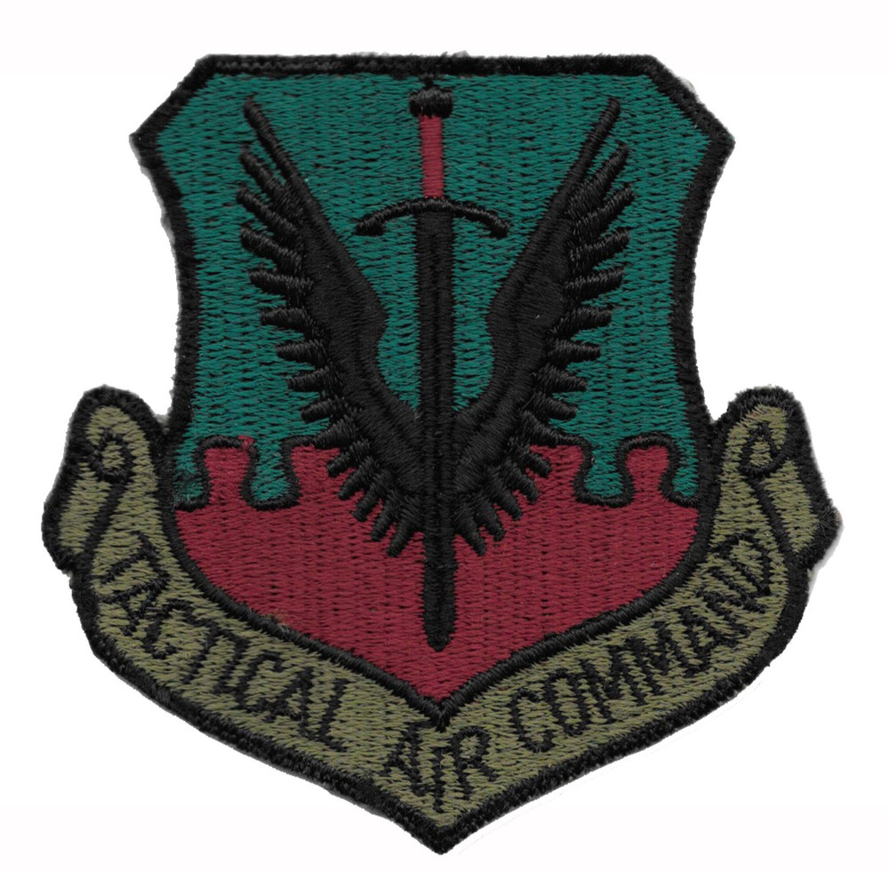 "TACTICAL AIR COMMAND" ~ Subdued Patch ~ US Air Force USAF ~ BDU's ~ NEW