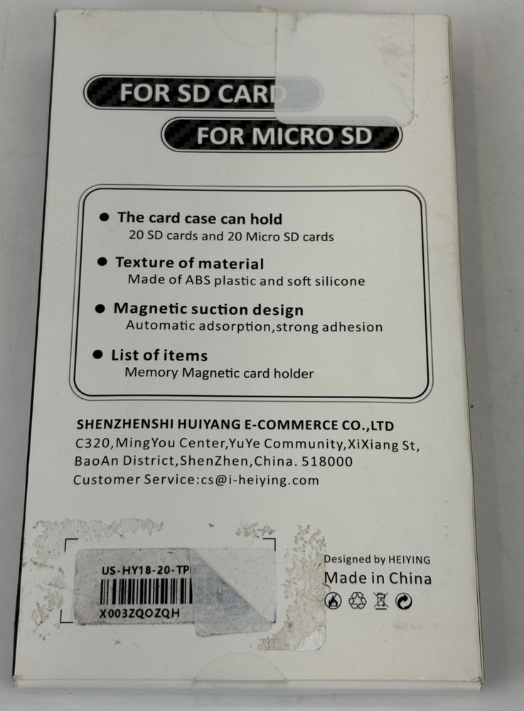 Memory Card Case Holder Storage For SD Micro SD Cards