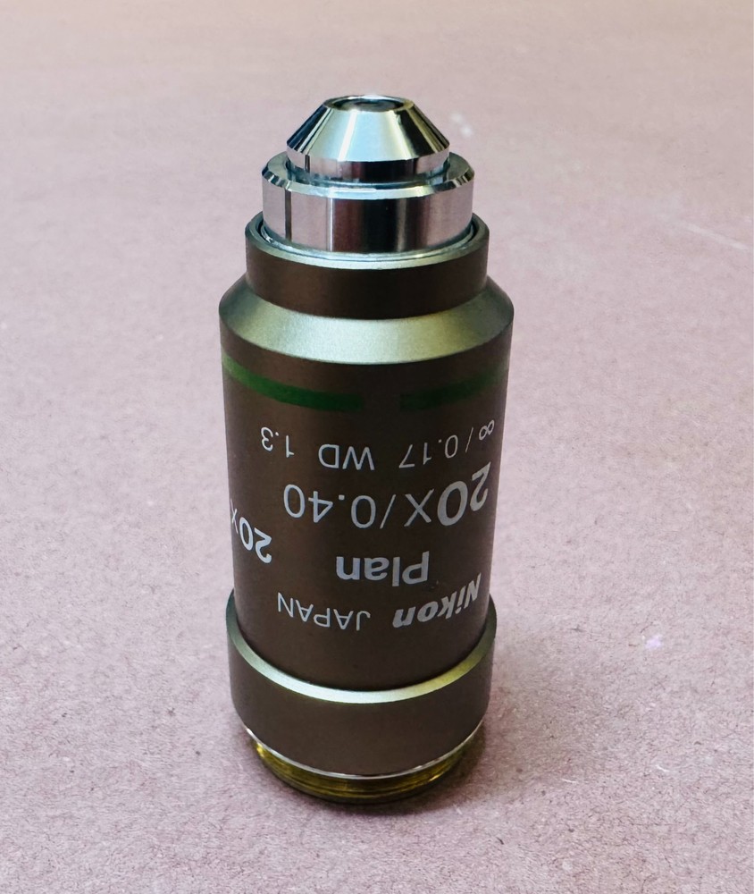 Nikon CFI Plan Achromat 20X/0.40  Microscope Objective Lens M25 Eclipse