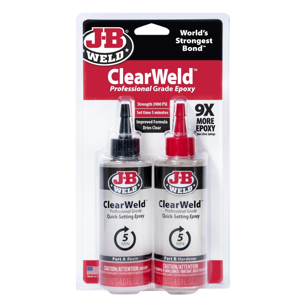 Pro Size ClearWeld 5 Minute Set Epoxy