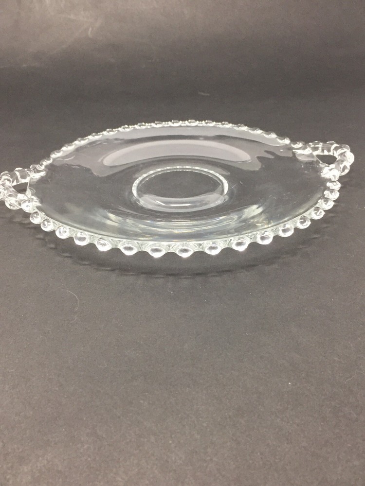 Candlewick 7 Inch Open Handle Tray