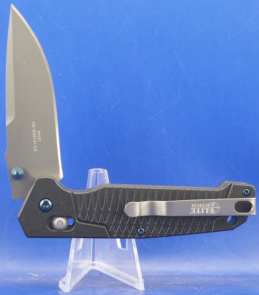 ELITE TACTICAL MANUAL FOLDING KNIFE ET-1016DB-SO
