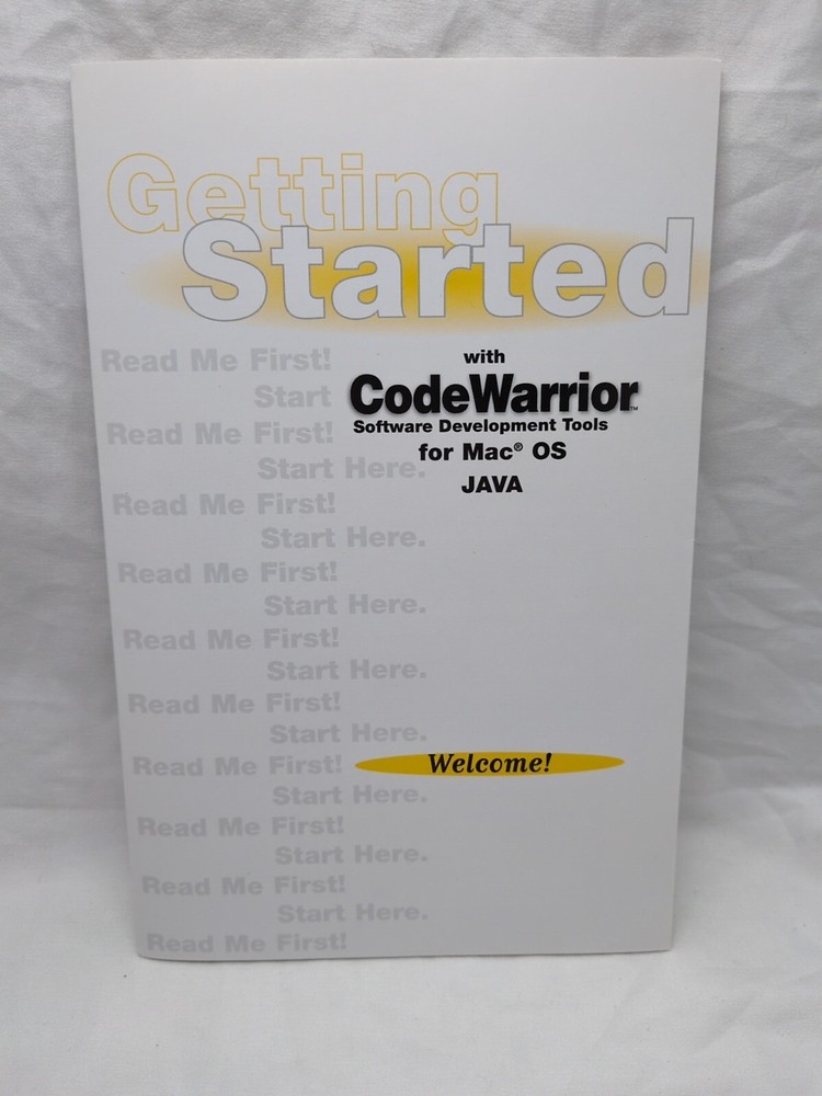 Code Warrior 7.0 For Mac OS And Windows Metroworks Software