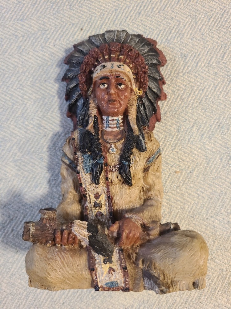 Native American figurine statue