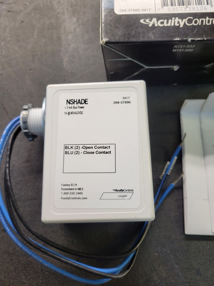 Acuity Controls Nshade 213H9U Pulse On/Off Shade Interface Pack.