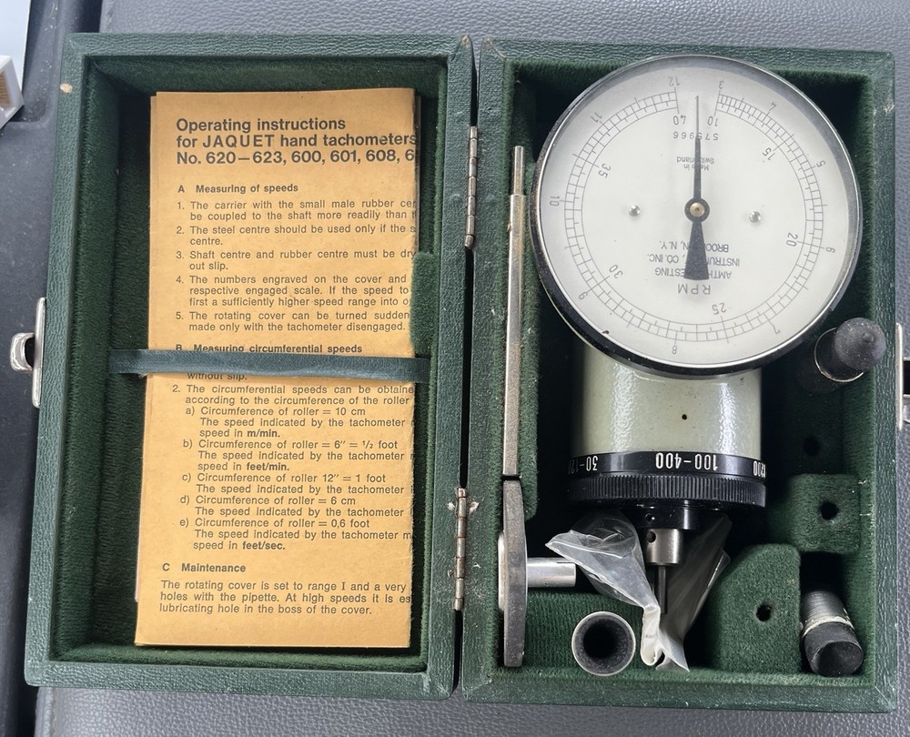 Jaquet 623 Handheld Tachometer