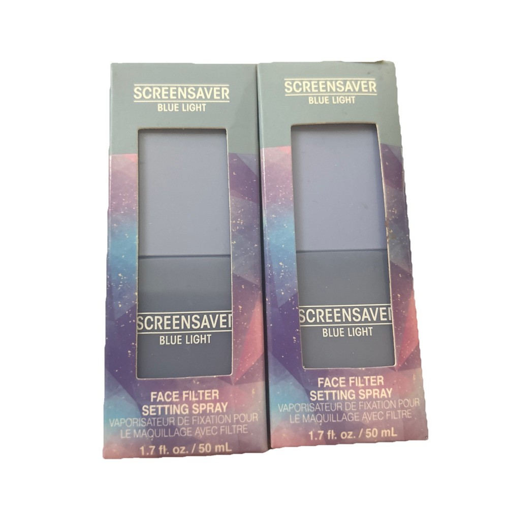 Screensaver Blue Light -Face Filter Setting Spray- 2 Pack Bundle