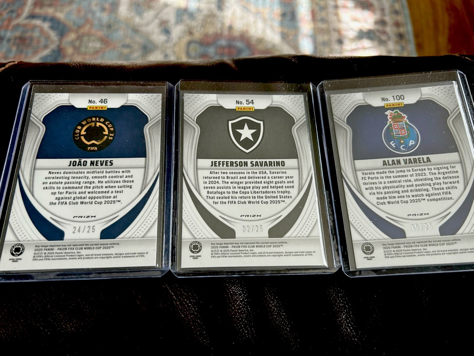 2025 PRIZM FIFA , “GOLD “ 9 CARDS , ALL #/25 !!! WITH 5 ROOKIES!!!