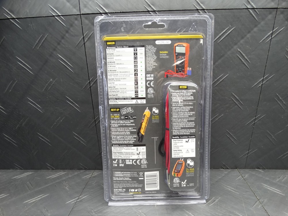 Klein Tool Multimeter Voltage Tester & Outlet Tester Premium Electrical Tool Set