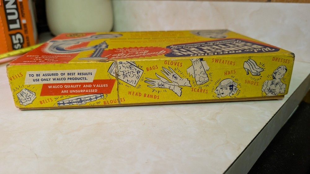 1954 Walco Precision Rhinestone Setter - Craft Tool with Instructions Used