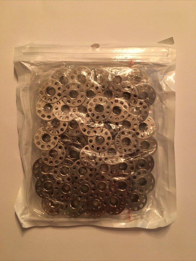 50 Pack Metal Sewing Machine Bobbins