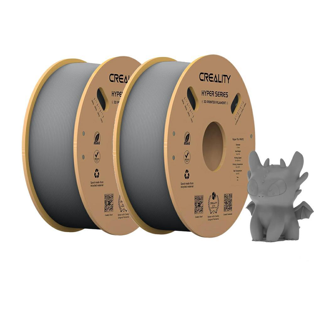 2Pcs Creality 3D Printer Filament Hyper PLA 1.75mm 2Kg High Speed for 3D Printer