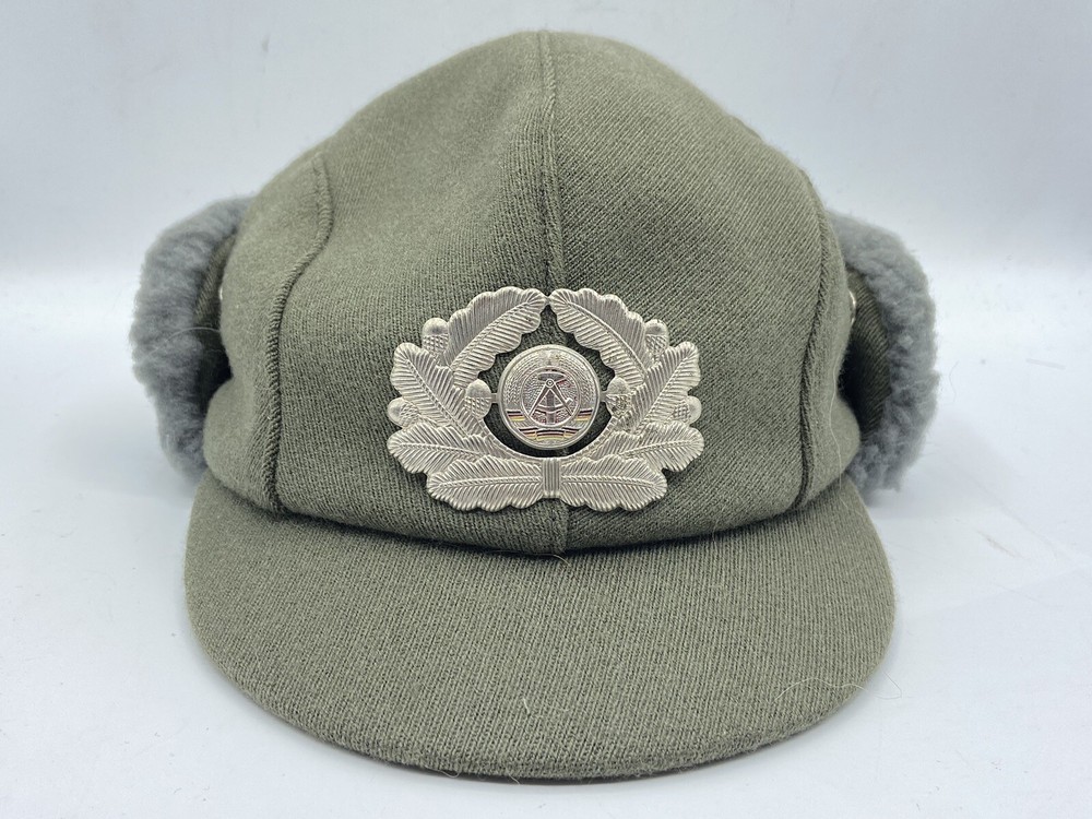 Post WW2 Females NVA Army & MfS Stasi & Grenztruppen Ushanka Winter Hat Cap