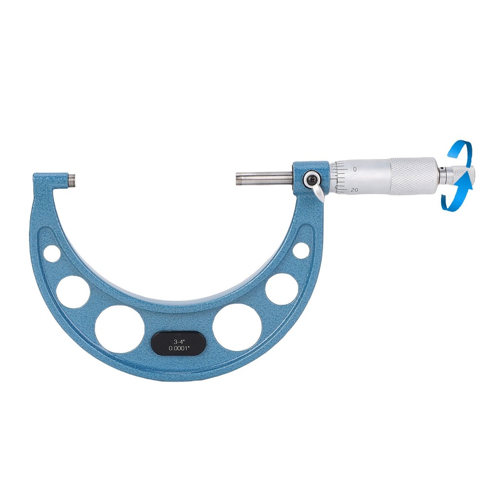 Professional Outside Micrometer Set For Precise Measurements 3-4in