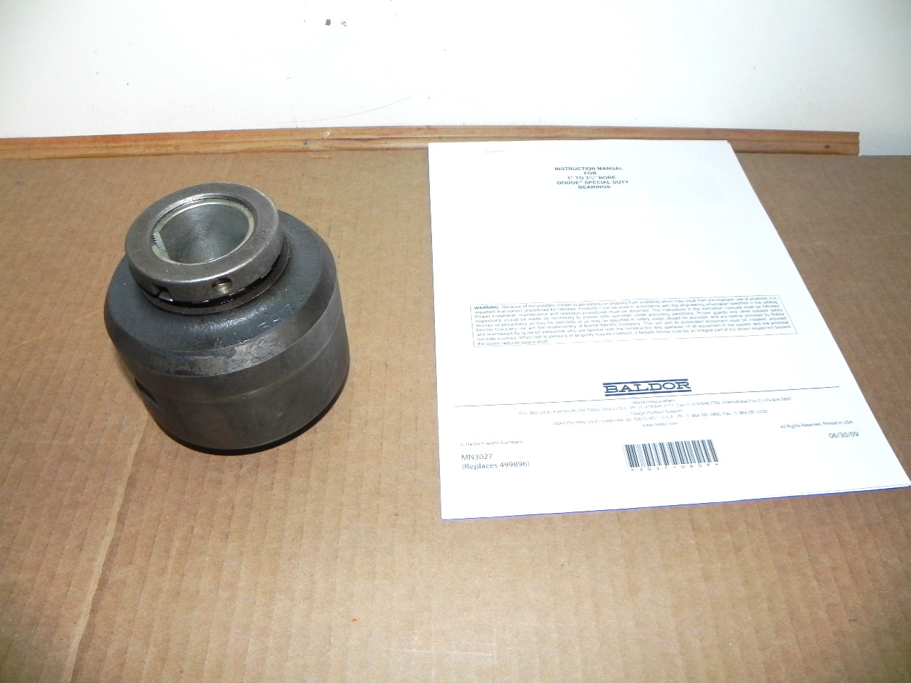 Dodge 066050 Special Duty S1 Bearing Inner Tapered Unit 1-3/8" Bore NonExpansion