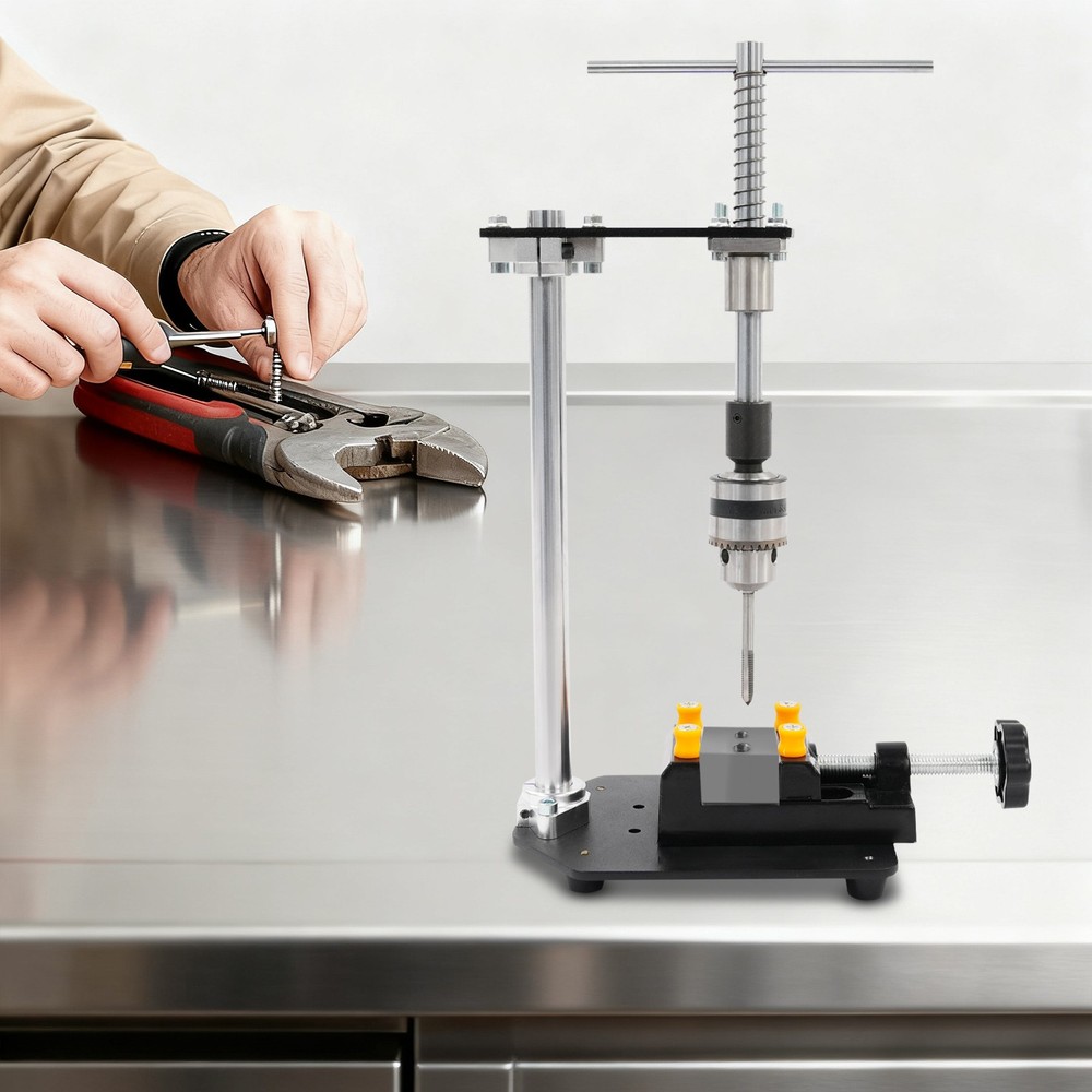 Manual Tapping Machine Desktop, Vertical Tapping Tool, Precision Hand Tapper