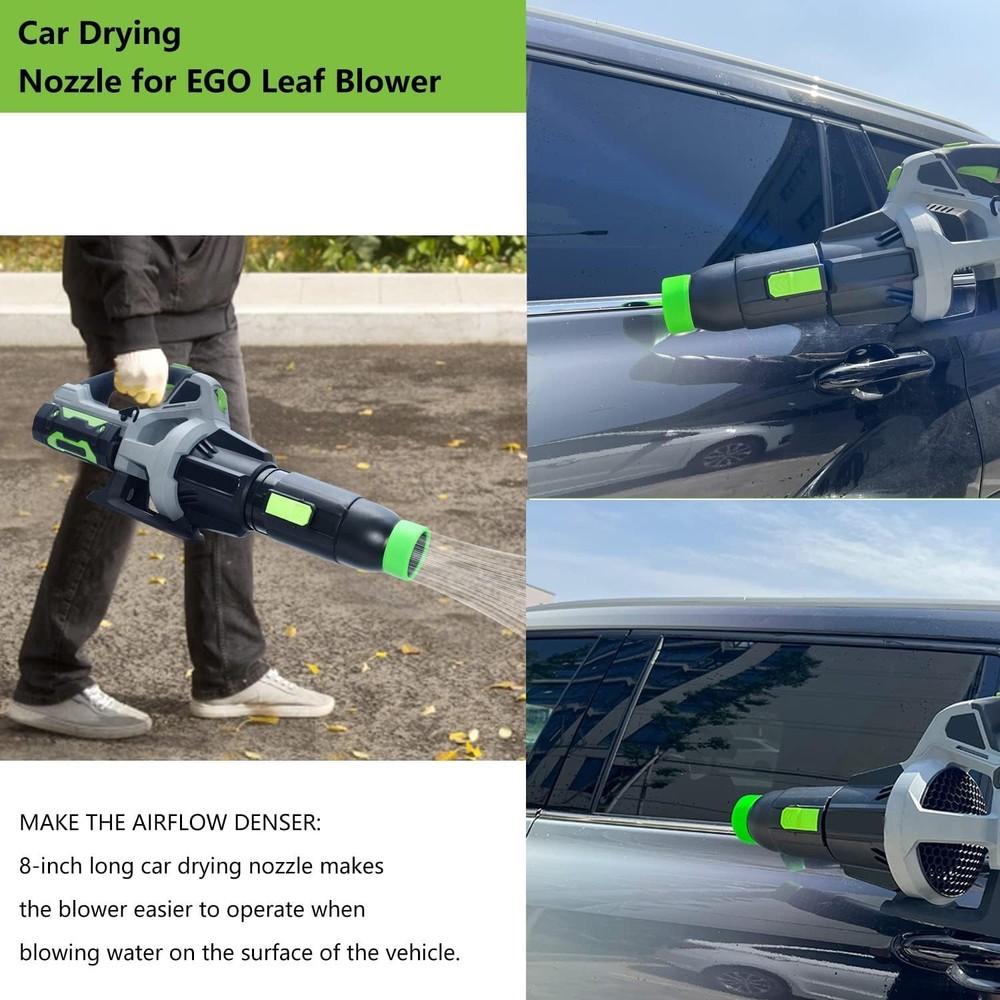 Efficient Car Drying Nozzle for EGO Power+ Leaf Blowers - Wall Mount Included