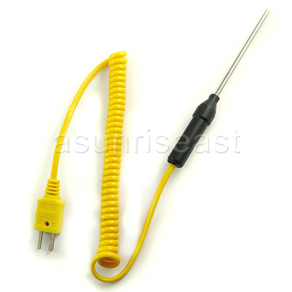 K Type Thermocouple Probe Temperature Sensor Handle for Digital Thermometer