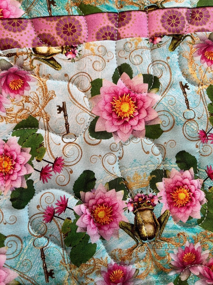 Handcrafted - Quilted Table Runner - Beautiful Blooms - Spring - NEW 2025