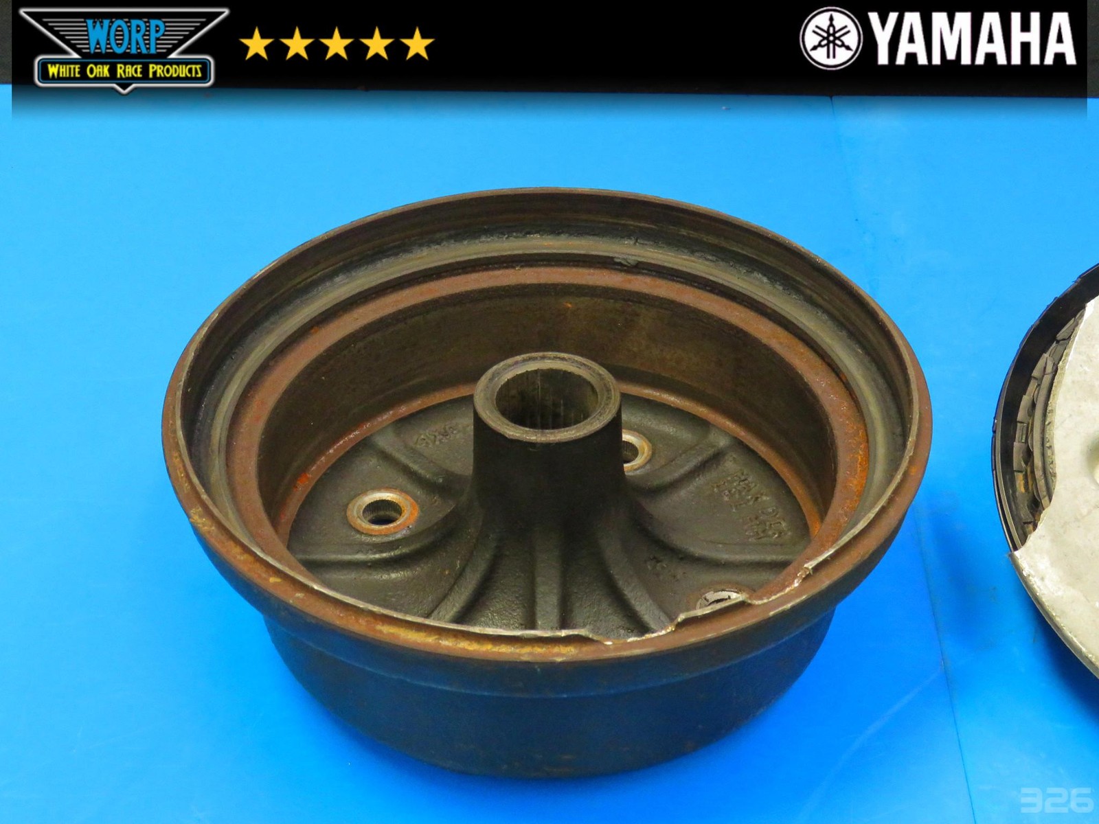 2002 YAMAHA BEAR TRACKER 250 REAR / BACK DRUM BRAKE PLATES SHOES ~ FOR PARTS