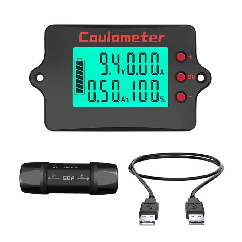 Battery position Display Tool Voltages & Current Meter for Engineers