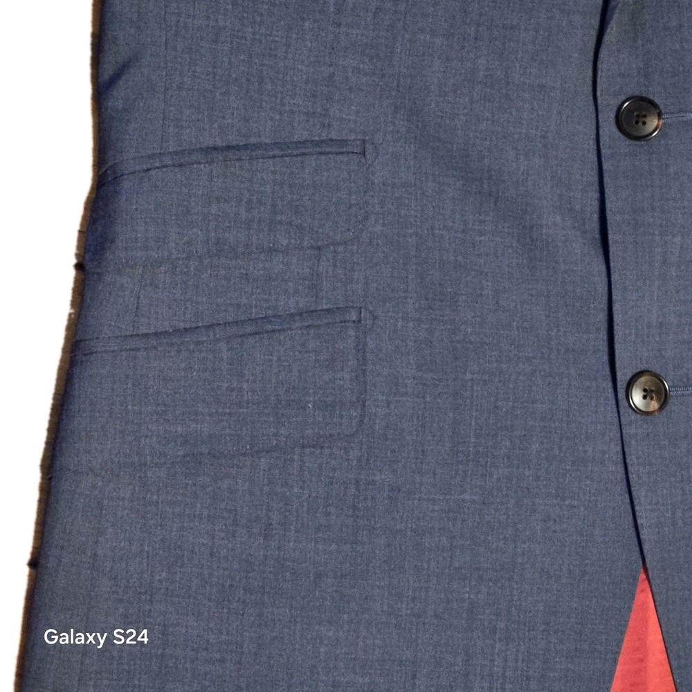 Suitsupply E.Thomas Blazer 42R Gray Pure Wool