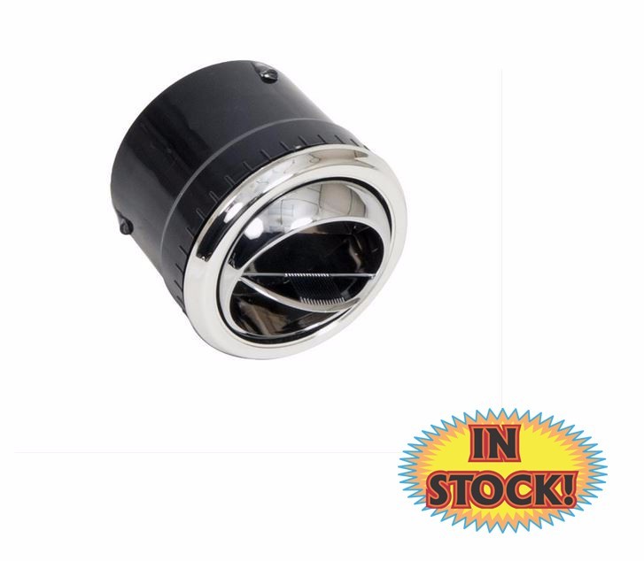 TBI AV753C - Through Dash Round A/C Vent - Chrome