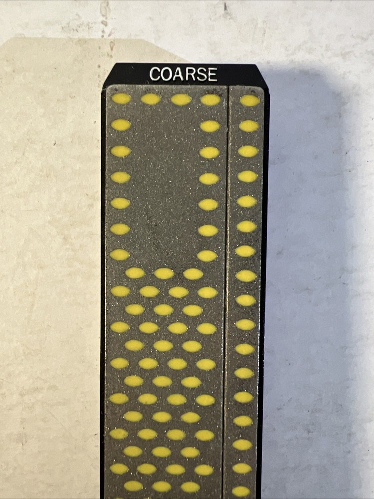 Smith's DCS4 Fine & Coarse Diamond Combination Knife Sharpening Stone - T