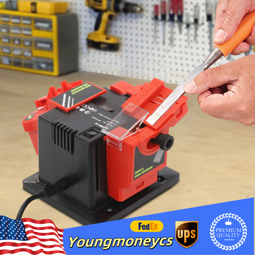Multifunctional Chisel Planer Sharpener, Electric Chisel Planer Sharpener