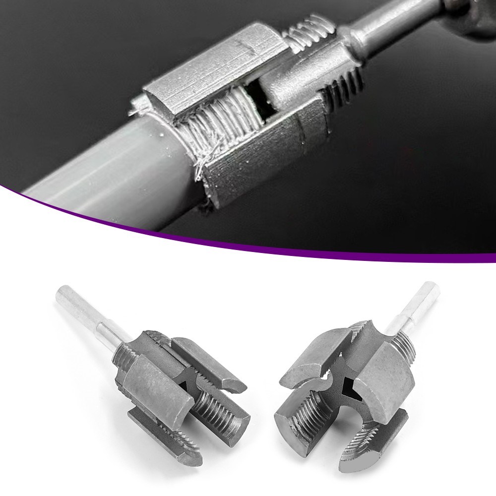 Integrated Internal & External Pipe Threading-Tool, PVC Pipe Threader Kit