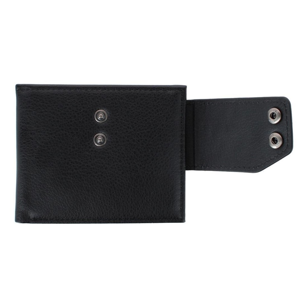 Ecko Men's Bifold Wallet with Double Snap Closure