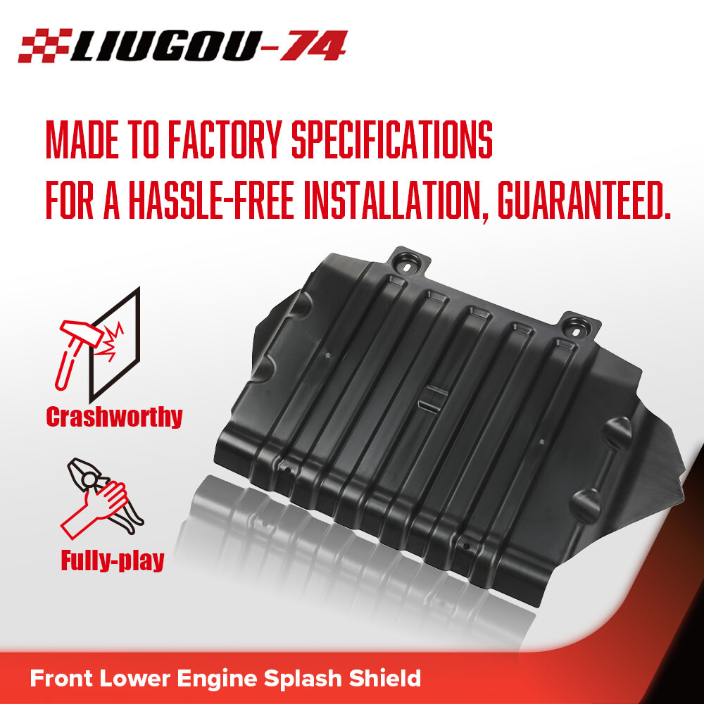 Fit For 2007-2013 Chevrolet Silverado 1500 Front Engine Splash Shield Cover 1Pc