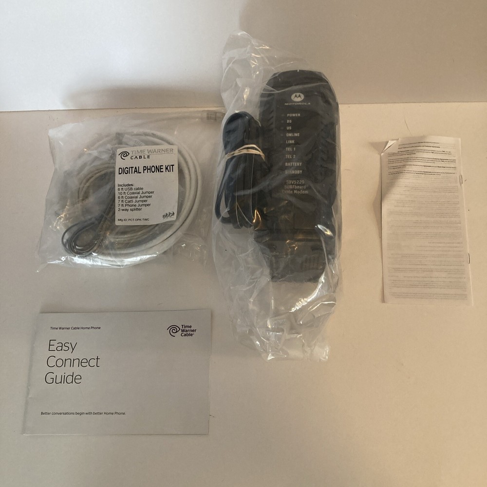 NEW Open Box Time Warner Cable Home Phone Easy Connect Kit