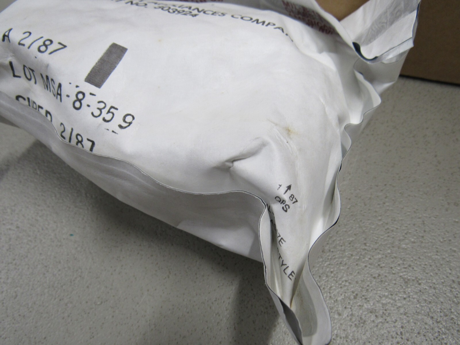 US M17 A1 A2 Gas Mask Filter Set MSA Mine Safety Appliance NOS 1987