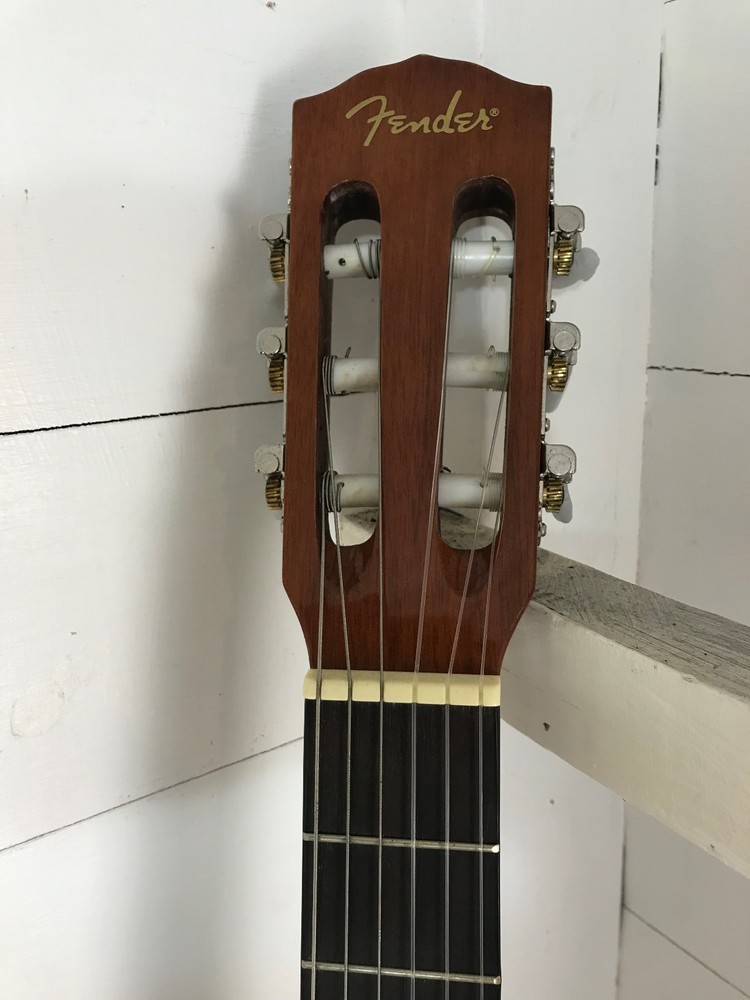 Fender Classical Folk Guitar w/ Case & More. Model CG-7. Fine Condition