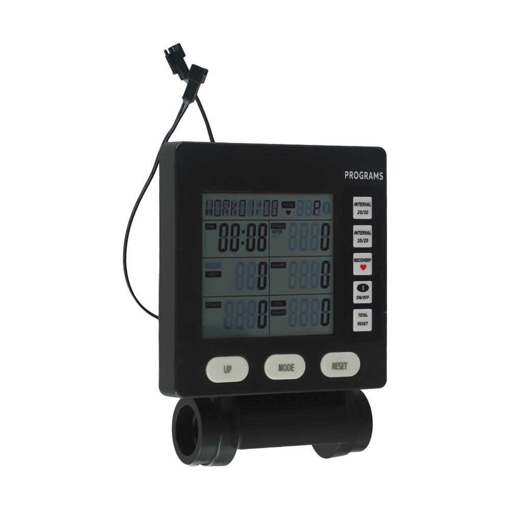 Multifunction Rowing Machine Speedometer Practical LCD Display Counter Monitor