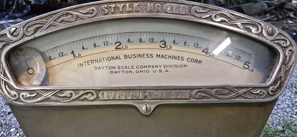 Vintage Dayton Candy Scale 5-Lb. Style 168 Computing