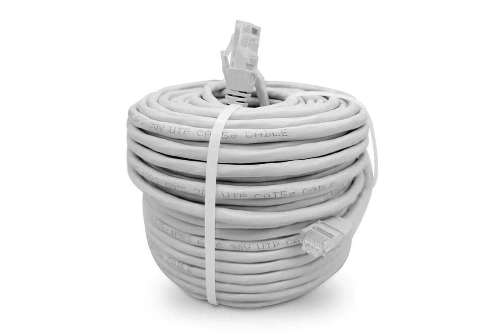 ✅ Network Ethernet Cable Cat5e for Lorex IP PoE Security Cameras - 60ft (18m) ✅