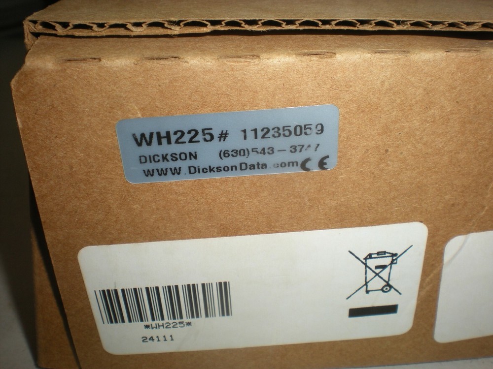 Dickson WH225 Wizard 2 Wireless Temperature & Humidity Data Logger - NIB