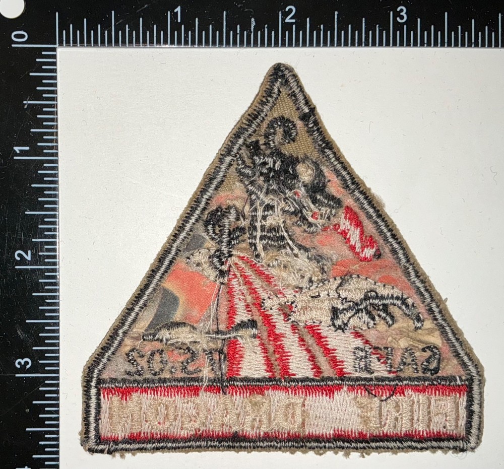 Cold War USAF US Air Force SAFB Squadron Fire Dragon 7502 Patch