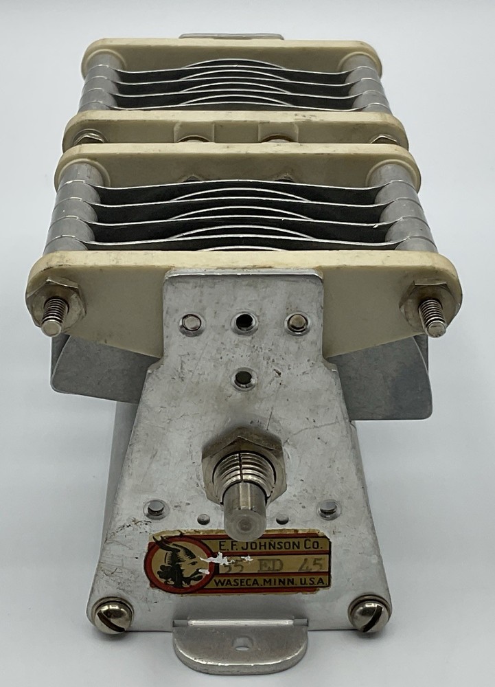 E.F. Johnson, Dual Variable Capacitor, 55 ED 45, Variable Capacitor