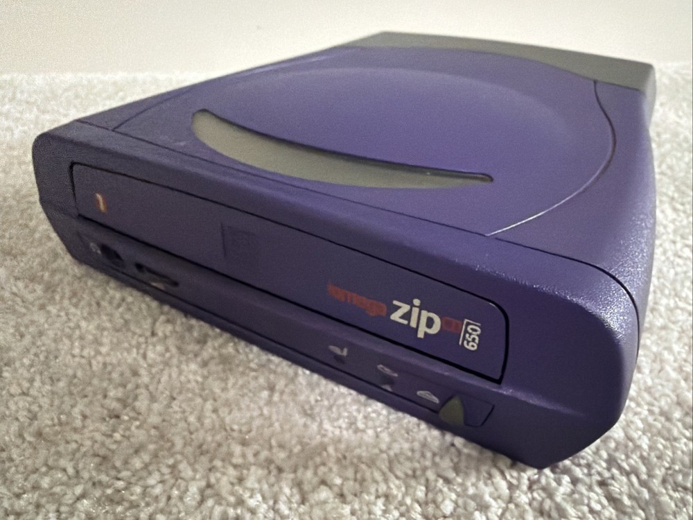 IOMEGA ZIP CD 650 Drive ZIPCDUSB Only - No Cables - Untested