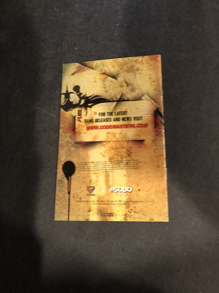 fuel xbox 360 Manual Only