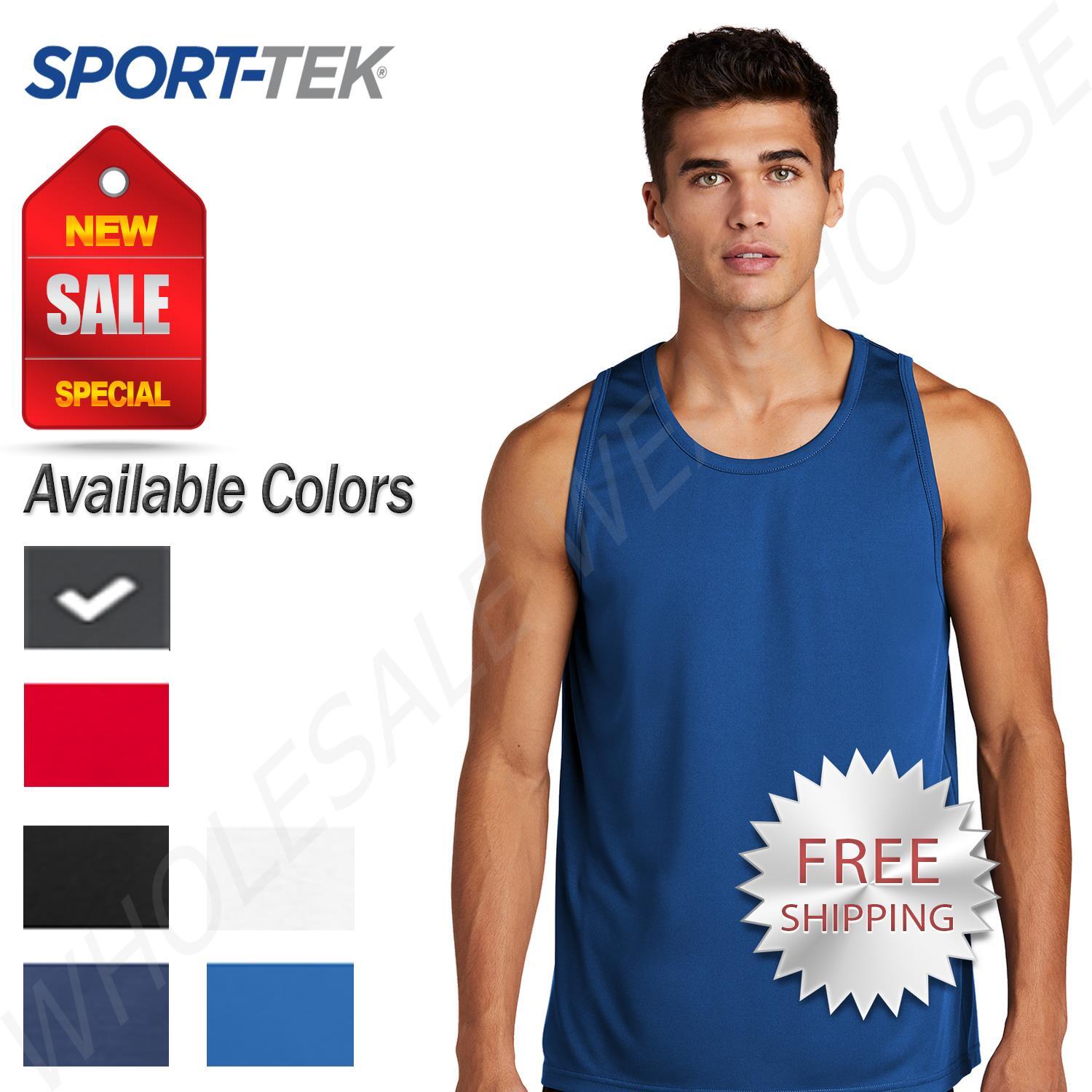 Sport-Tek Mens Dri-Fit Lightweight Moisture Wicking Tank Top ST356