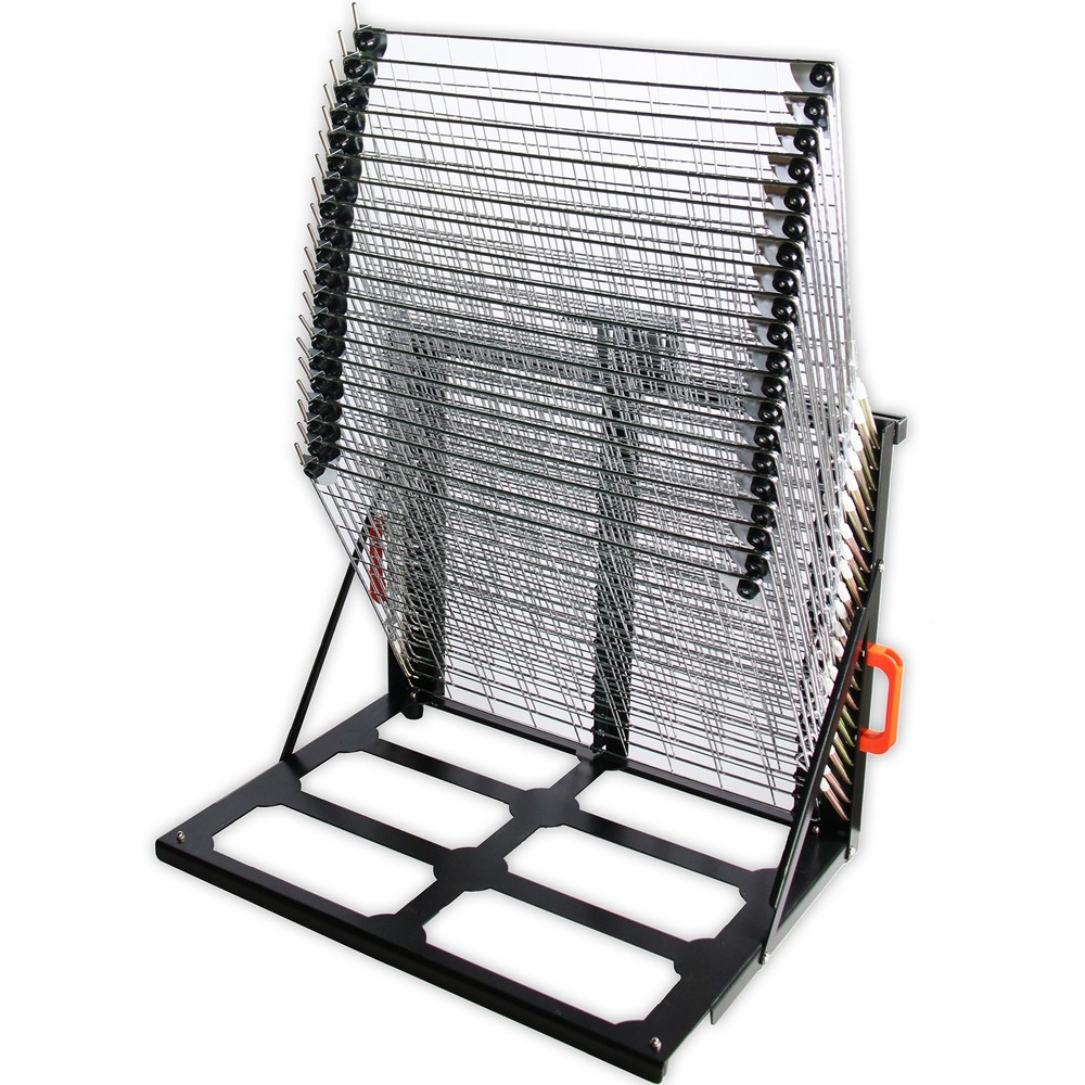 Desktop 20 Layers Flat Push-Pull Type Drying Rack Industrial Drying Frame Handle